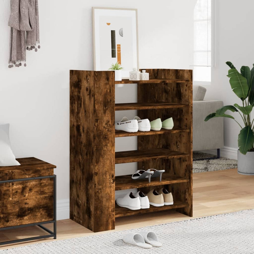 Schuhschrank Räuchereiche 74,5x37,5x100 cm