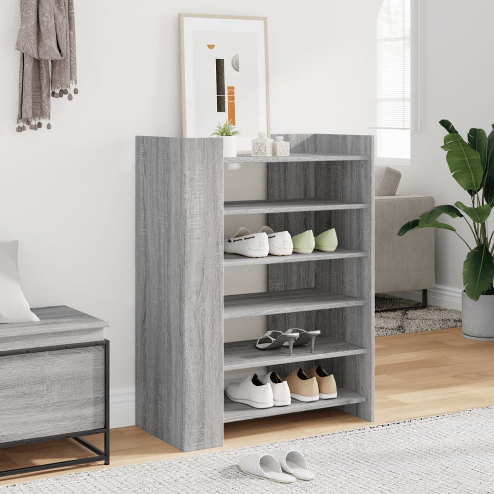 Schuhschrank Grau Sonoma 74,5x37,5x100 cm