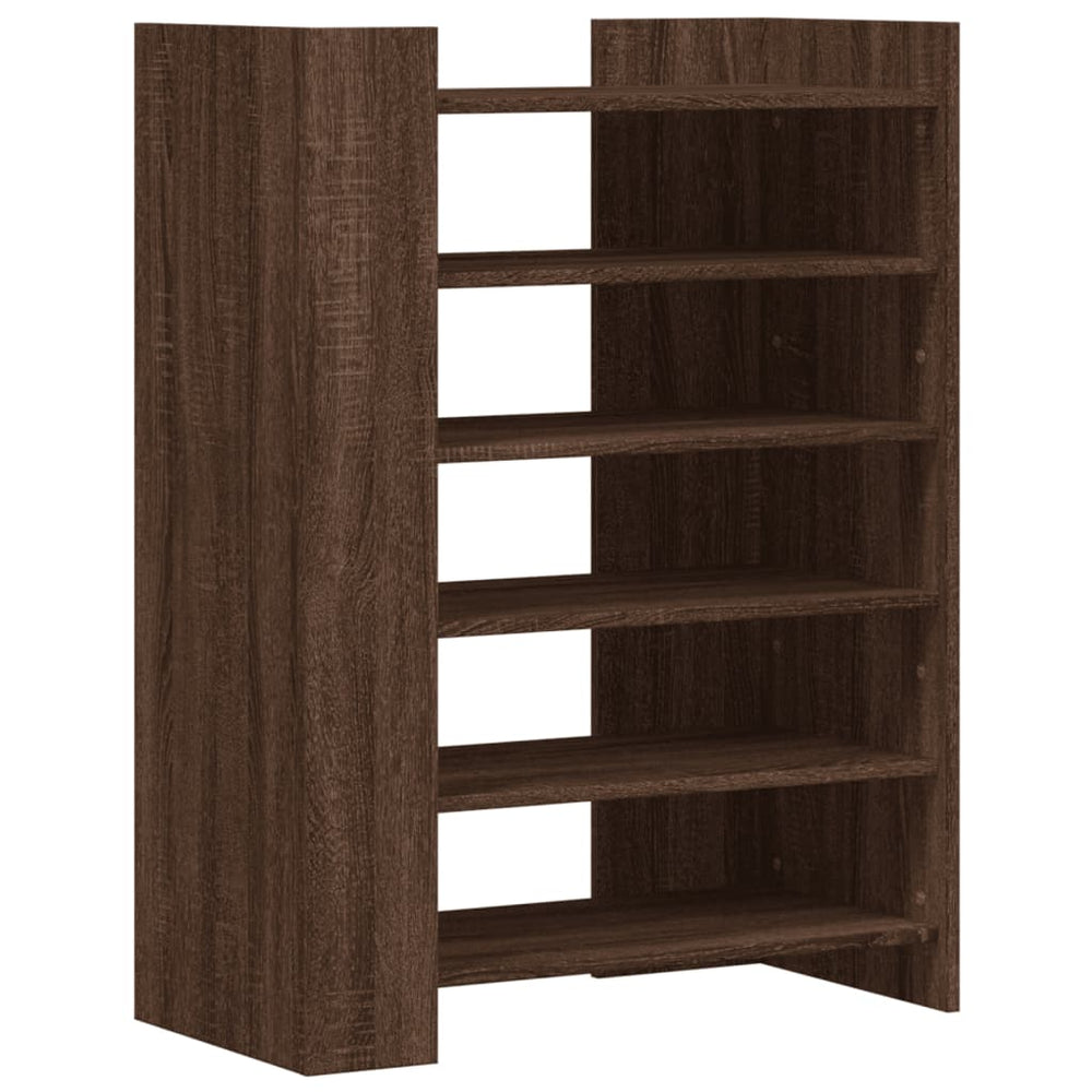 Schuhschrank Braun Eichenoptik