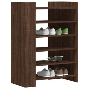Schuhschrank Braun Eichenoptik