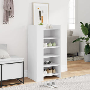 Weißer Schuhschrank 52x37,5x100 cm