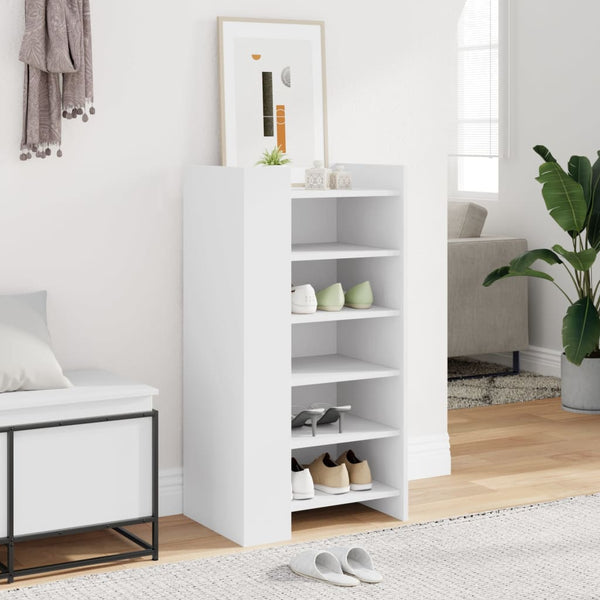 Weißer Schuhschrank 52x37,5x100 cm