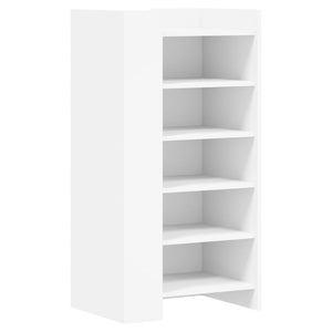 Weißer Schuhschrank 52x37,5x100 cm