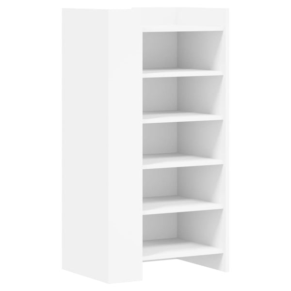 Weißer Schuhschrank 52x37,5x100 cm