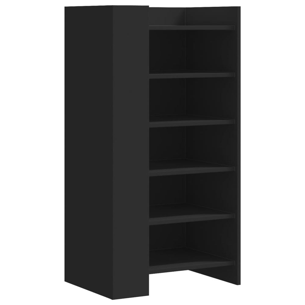 Schuhschrank Schwarz 52x37,5x100 cm