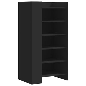 Schuhschrank Schwarz 52x37,5x100 cm