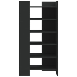 Schuhschrank Schwarz 52x37,5x100 cm
