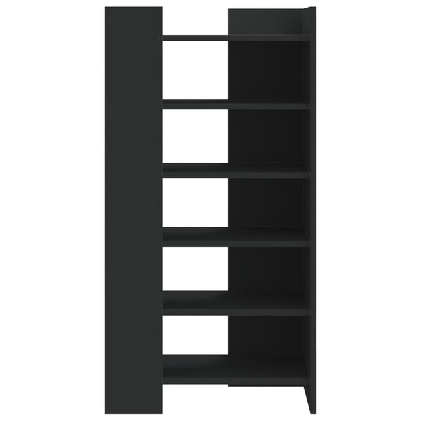 Schuhschrank Schwarz 52x37,5x100 cm