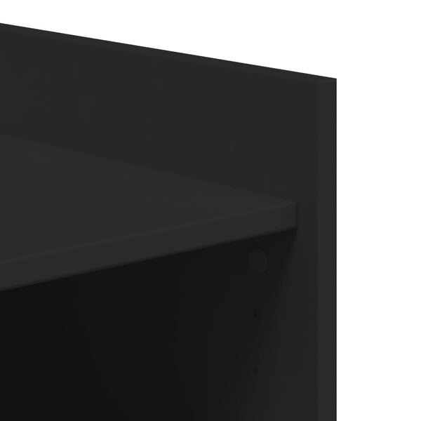 Schuhschrank Schwarz 52x37,5x100 cm