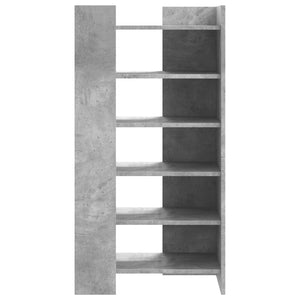 Schuhschrank Betongrau Holzwerkstoff