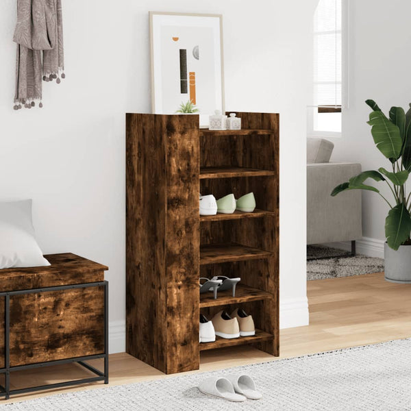 Schuhschrank Räuchereiche 52x37,5x100 cm