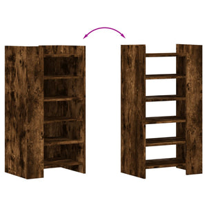 Schuhschrank Räuchereiche 52x37,5x100 cm