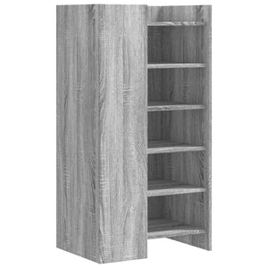 Schuhschrank Grau Sonoma 52x37,5x100 cm