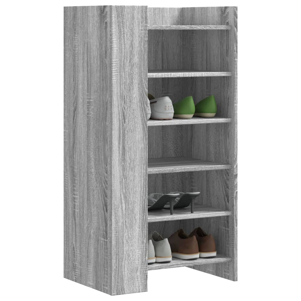 Schuhschrank Grau Sonoma 52x37,5x100 cm