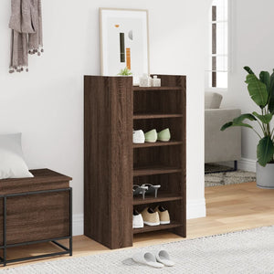 Schuhschrank Braun Eichen-Optik