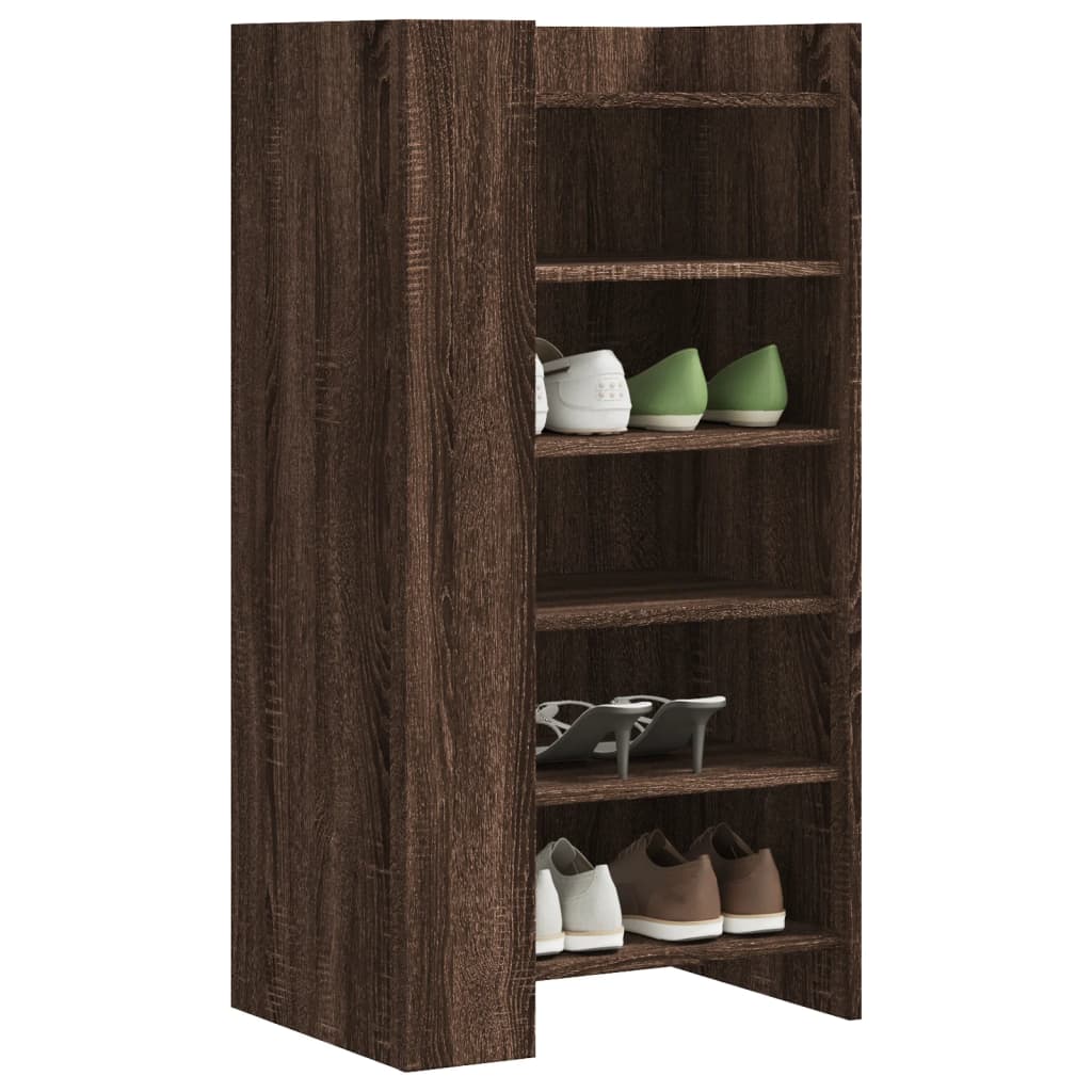 Schuhschrank Braun Eichen-Optik
