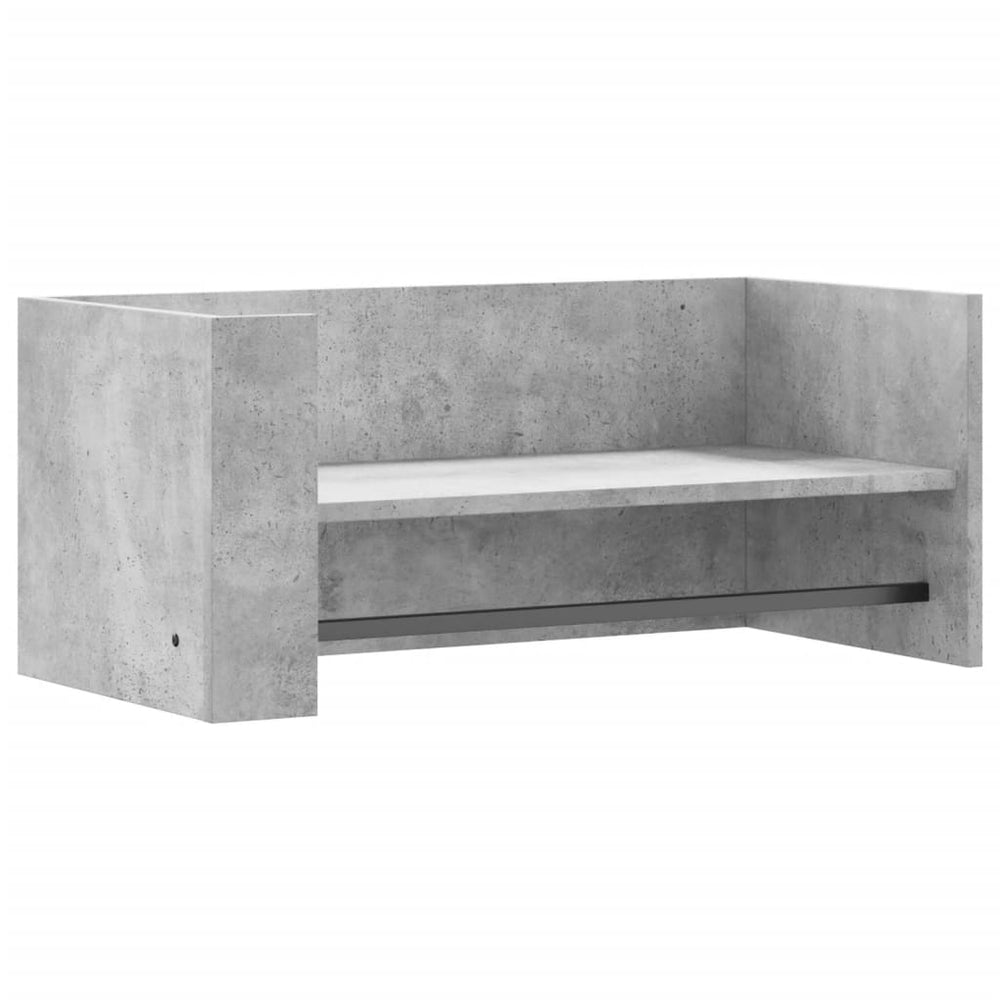 Wandregal Betongrau 70,5 cm