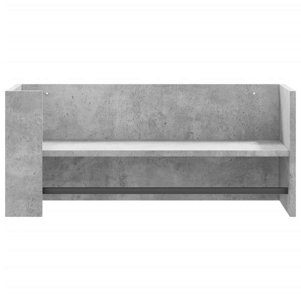 Wandregal Betongrau 70,5 cm