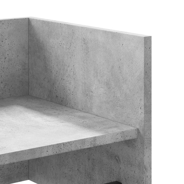 Wandregal Betongrau 70,5 cm