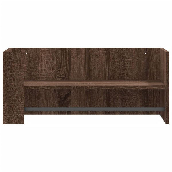 Wandregal Braun Eichenoptik 70,5 cm