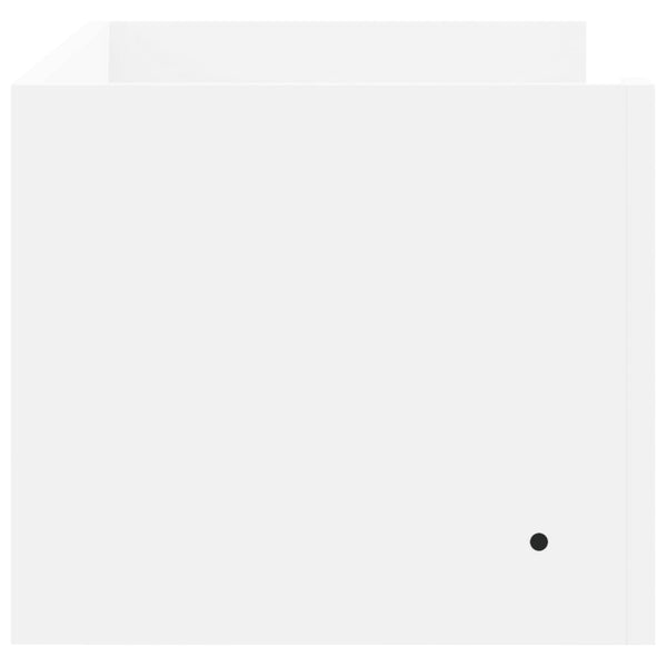 Weißes Wandregal 100 cm