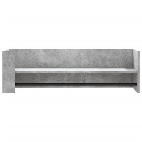 Wandregal Betongrau 100 cm