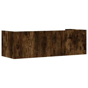 Wandregal Räuchereiche 100 cm