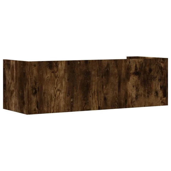 Wandregal Räuchereiche 100 cm