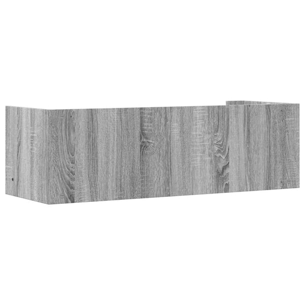 Wandregal Grau Sonoma 100 cm