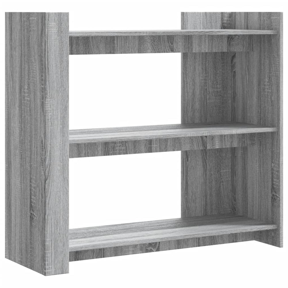 vidaXL Console Table Gray Sonoma 100x35x90 cm Engineered Wood