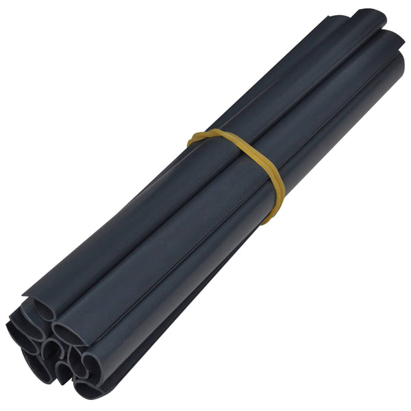 Garten Sichtschutz Dunkelgrau PVC 2er Set