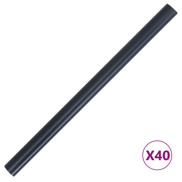 Garten Sichtschutz Dunkelgrau PVC 2er Set