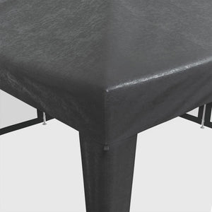 Partyzelt Anthrazit 4x4m mit Mesh-Seiten