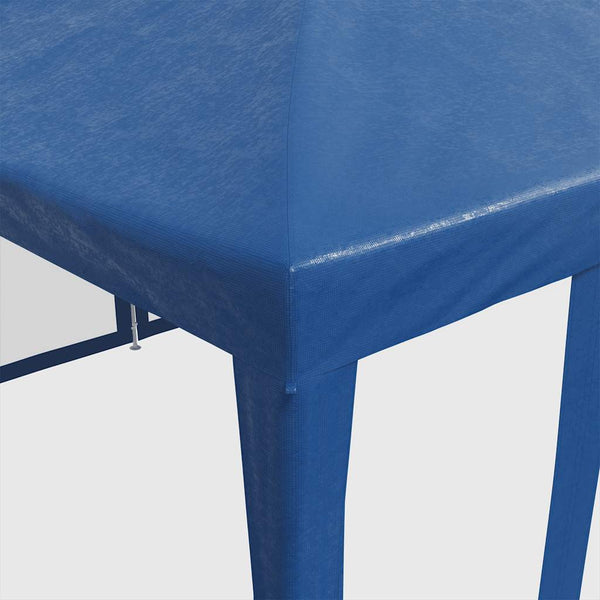 Blaues Partyzelt 6x4 m mit Mesh-Seiten