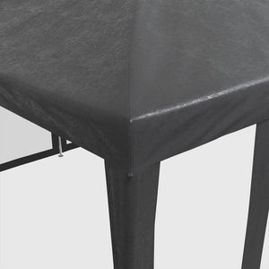 Partyzelt Anthrazit 6x4 m mit Mesh-Seiten