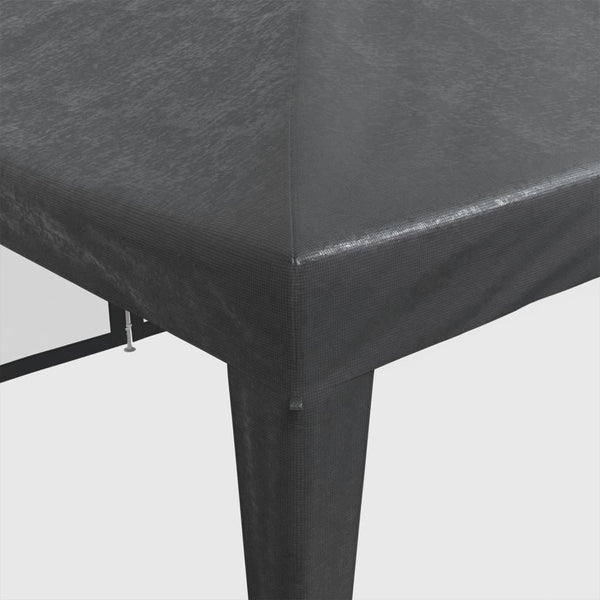 Partyzelt Anthrazit mit Mesh-Seitenteilen 8x4 m