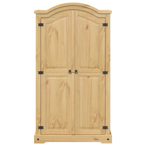 Massivholz Kleiderschrank Kiefer 102x52x186 cm