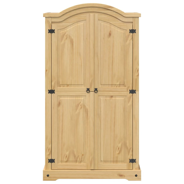 Massivholz Kleiderschrank Kiefer 102x52x186 cm