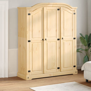 vidaXL Armoire Corona 151,5x52x186 cm Pin massif