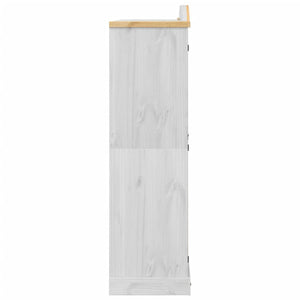 Weißer Kiefer Massivholz Kleiderschrank 151,5cm