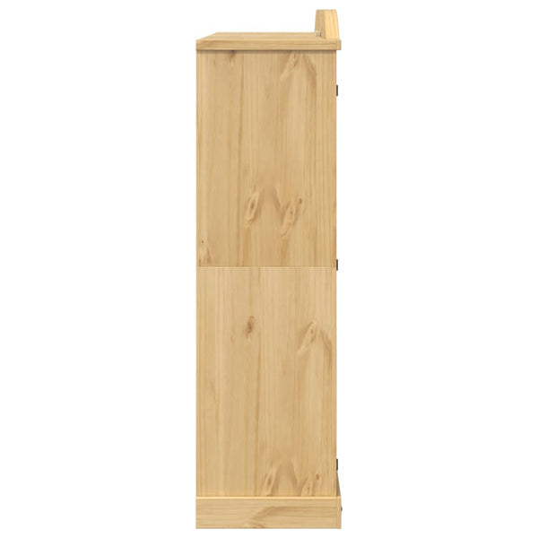 Massivholz Kleiderschrank Kiefer 194 cm