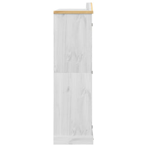 Kleiderschrank Corona Weiß Kiefer Massivholz