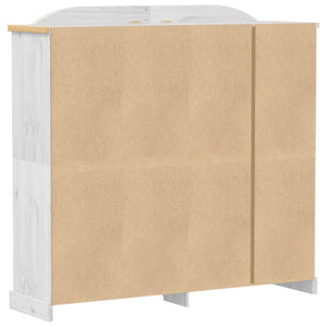 Kleiderschrank Corona Weiß Kiefer Massivholz