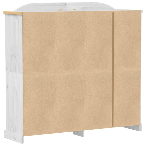 Kleiderschrank Corona Weiß Kiefer Massivholz