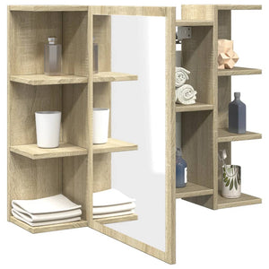 Bad-Spiegelschrank Sonoma-Eiche 80cm