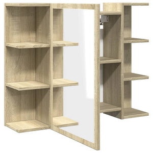 Bad-Spiegelschrank Sonoma-Eiche 80cm