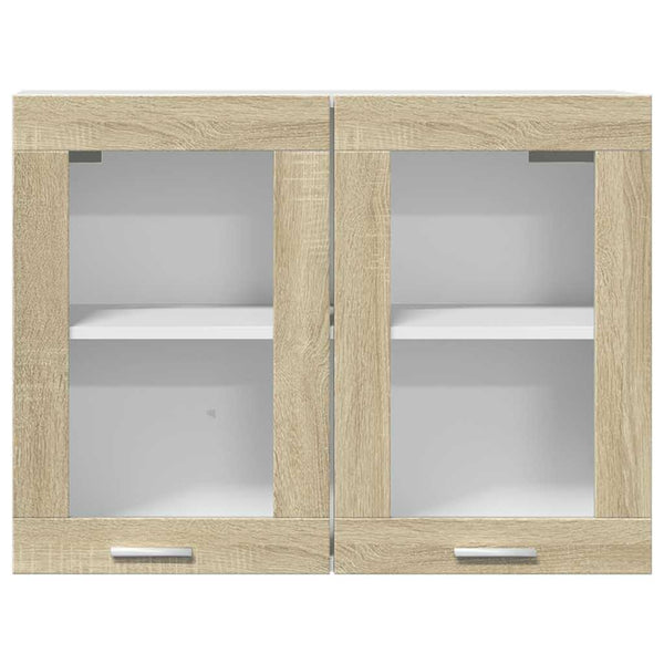 Hängeglasschrank Lyon Sonoma-Eiche 80 cm