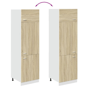 Kühlumbauschrank Lyon Sonoma-Eiche 60 cm