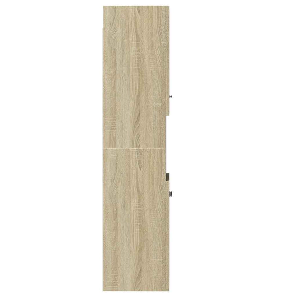 Badezimmerschrank Sonoma-Eiche 30x30x130 cm