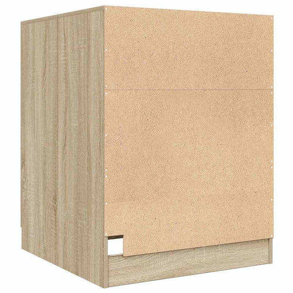 Waschmaschinenschrank Sonoma Eiche 70,5x71,5x91,5 cm